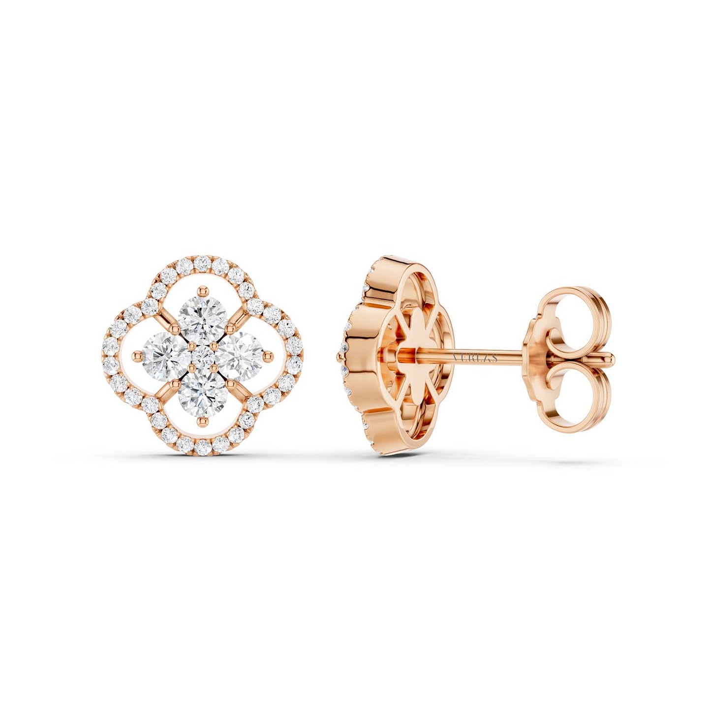 Viola Blossom Studs