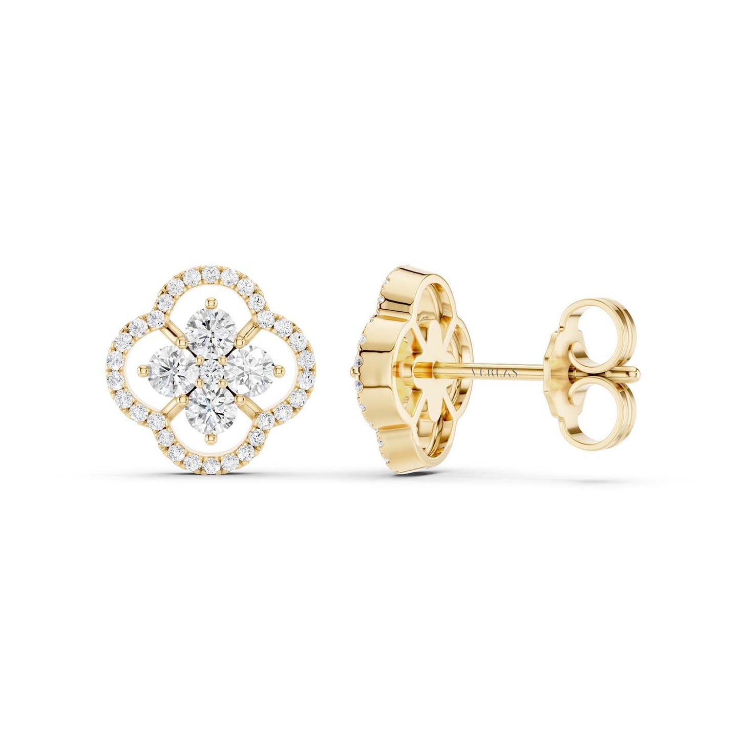 Viola Blossom Studs
