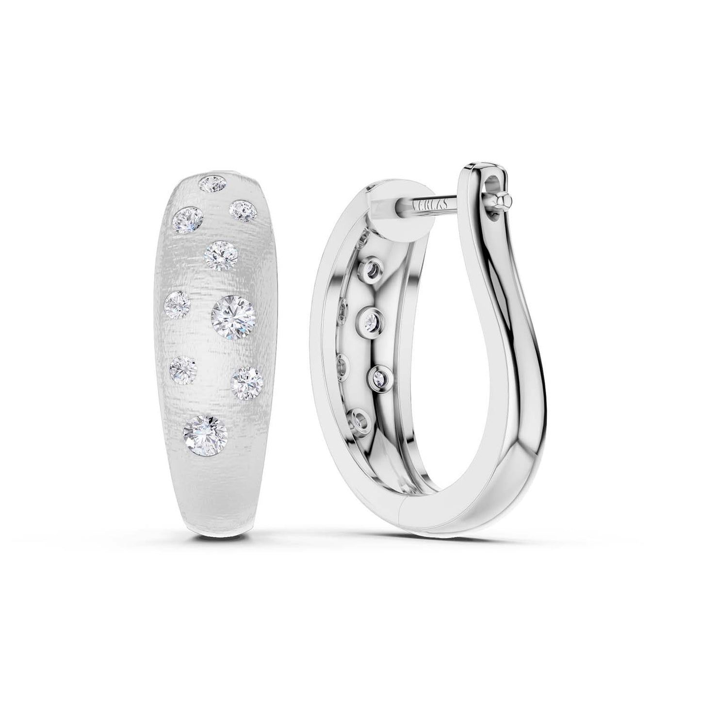 Starlit Sky Huggie Hoops
