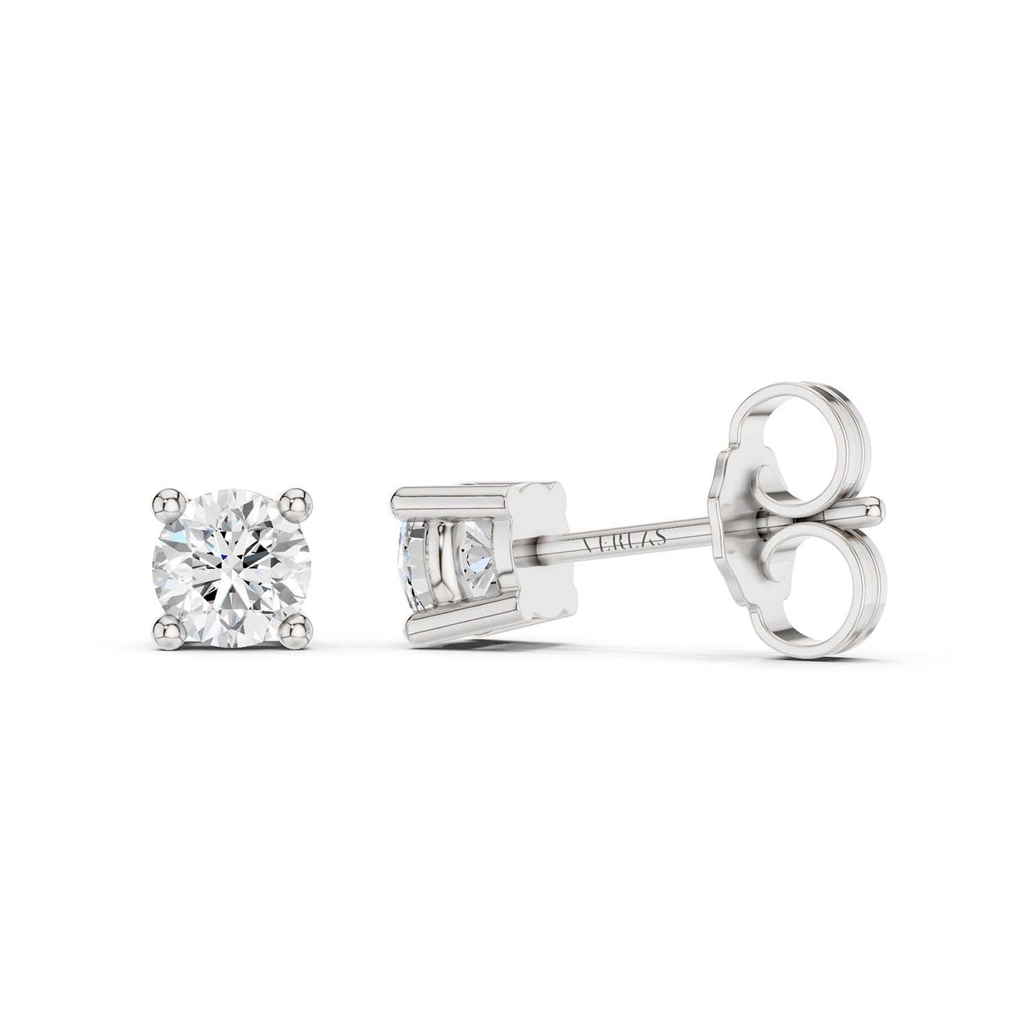 Round Solitaire Studs Small