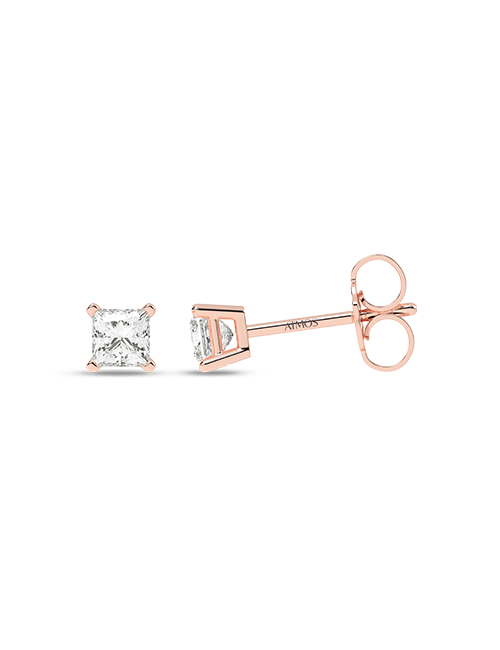 Atmos Princess Studs rose gold