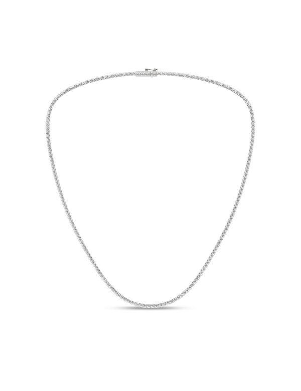 Enchanting Atmos Tennis Necklace white gold