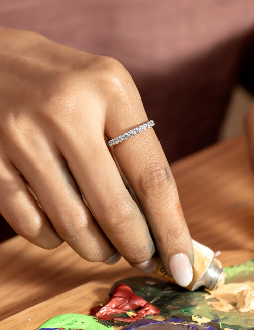 Enchanting Atmos Band white gold hover