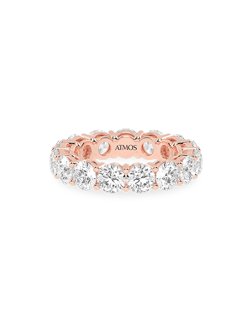 Round Eternity Atmos Band rose gold