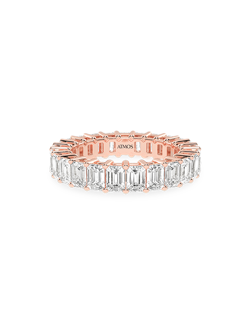 Emerald Eternity Atmos Band rose gold