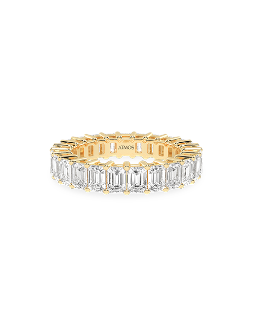 Emerald Eternity Atmos Band yellow gold