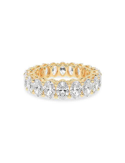 Eternal Ellipse Atmos Band yellow gold
