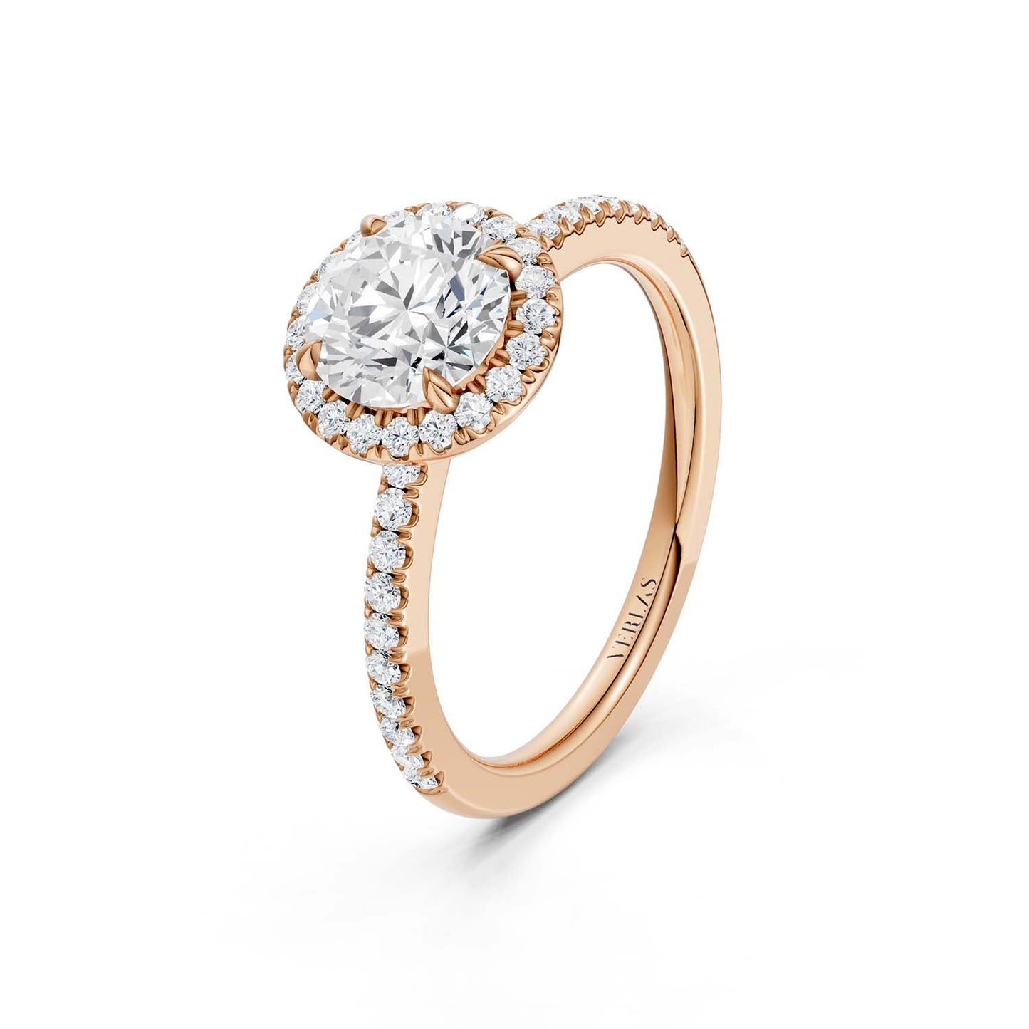 Luxe Round Halo Ring