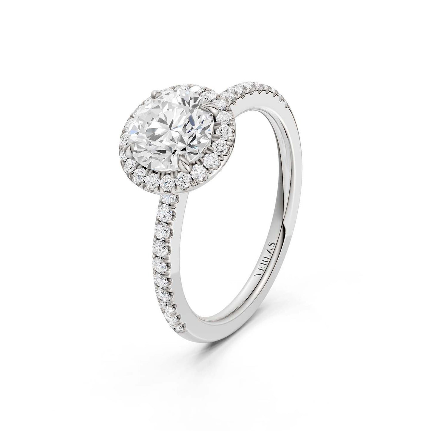 Luxe Round Halo Ring