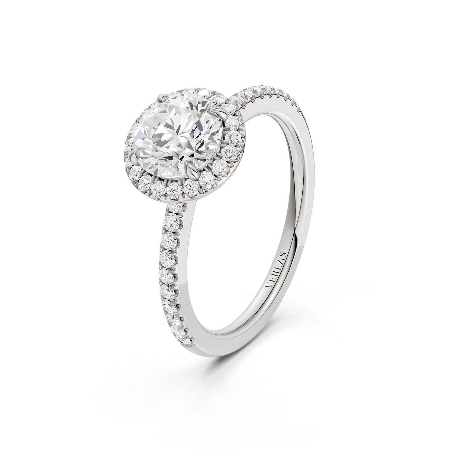 Luxe Round Halo Ring