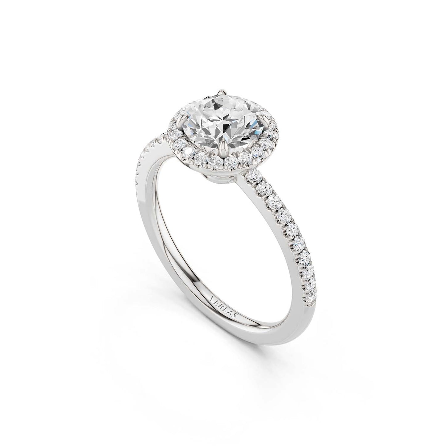 Luxe Round Halo Ring