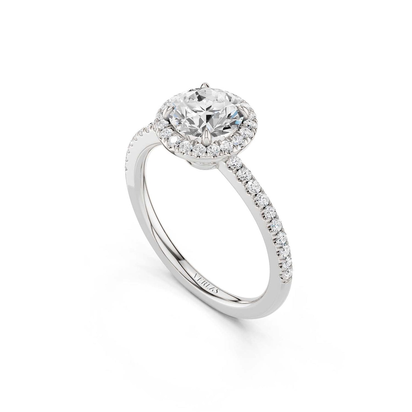 Luxe Round Halo Ring