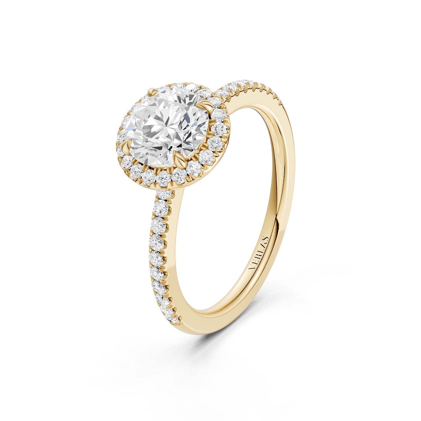 Luxe Round Halo Ring