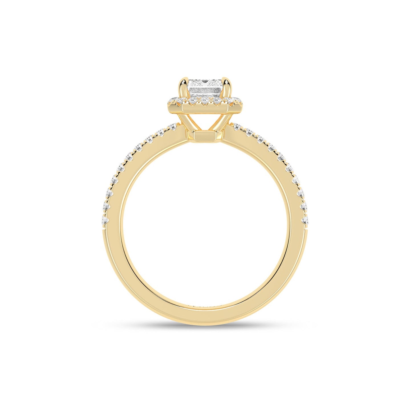 Luxe Emerald Halo Ring