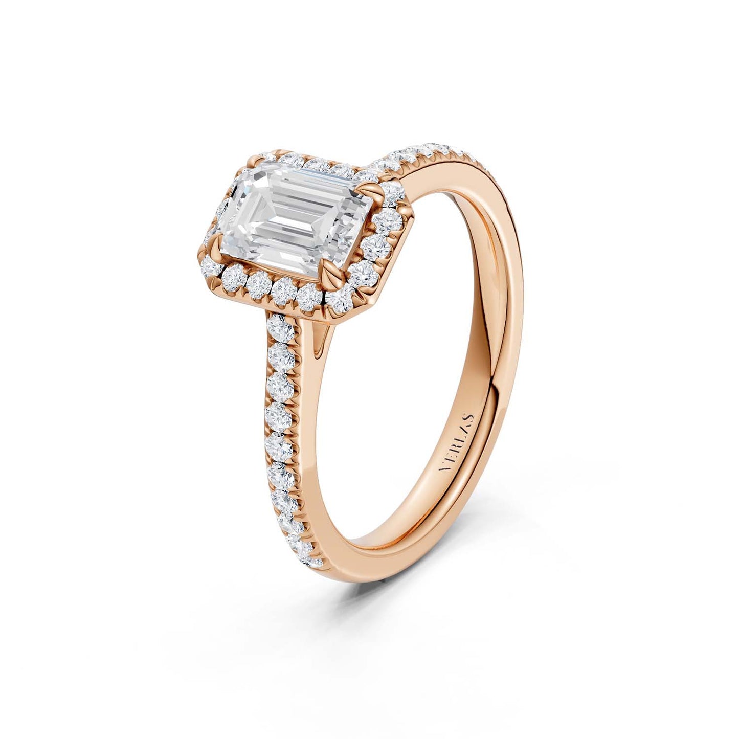 Emerald Signature Halo Ring