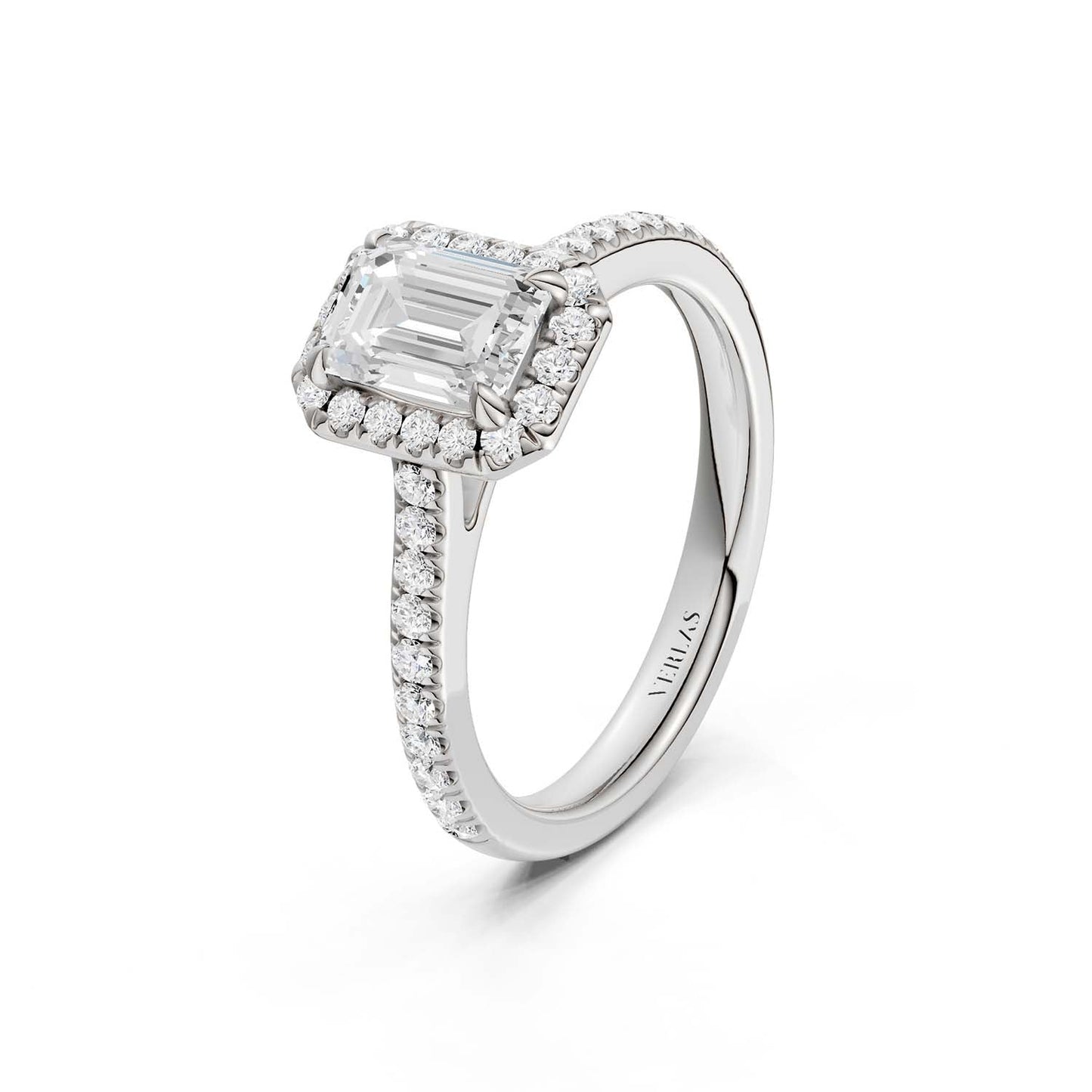 Emerald Signature Halo Ring