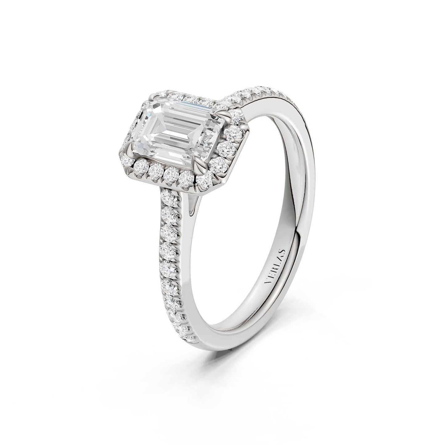 Emerald Signature Halo Ring
