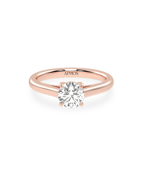 Atmos Iconic Round Ring rose gold