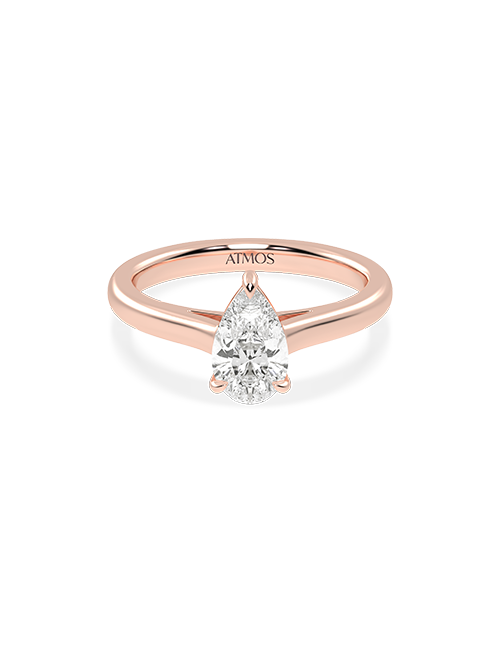 Atmos Iconic Dewdrop Ring rose gold