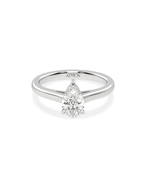 Atmos Iconic Dewdrop Ring white gold