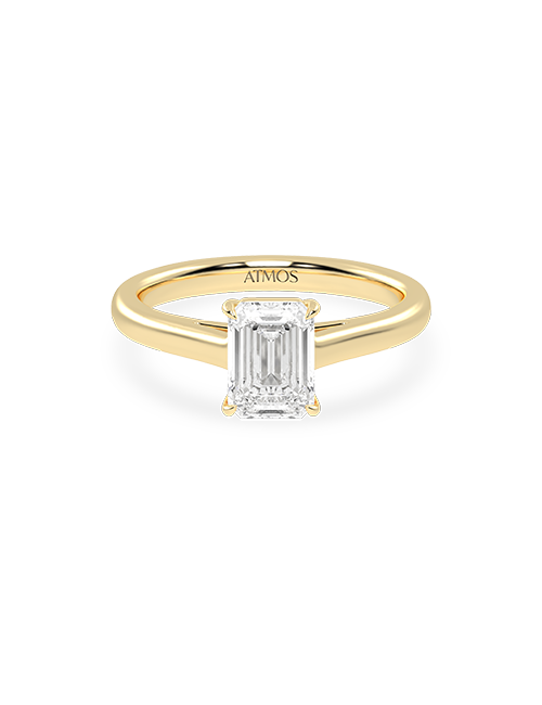 Atmos Iconic Radiant Ring yellow gold