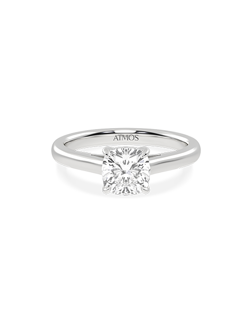Atmos Iconic Cushion Ring white gold