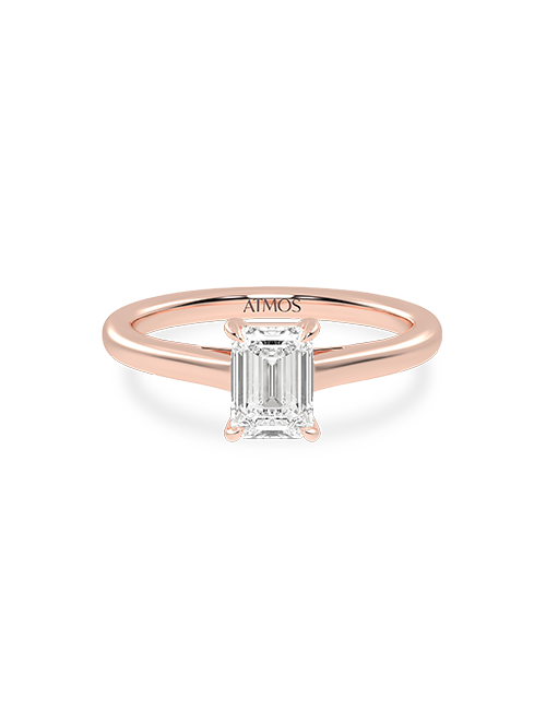 Atmos Iconic Emerald Ring rose gold