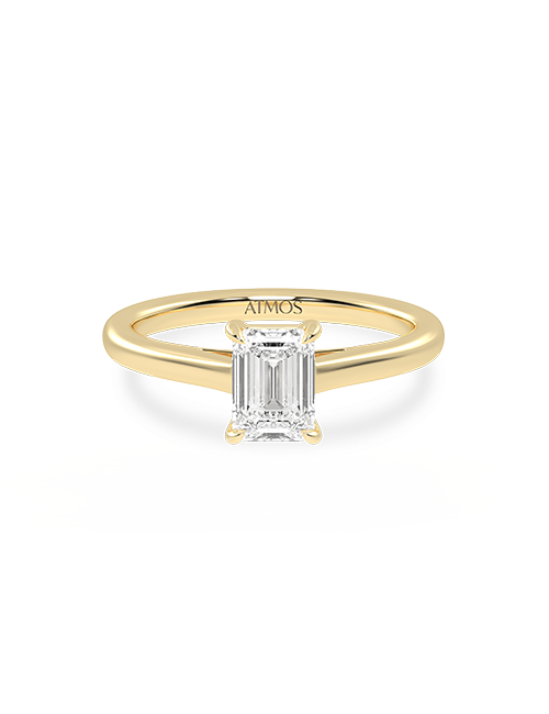Atmos Iconic Emerald Ring yellow gold