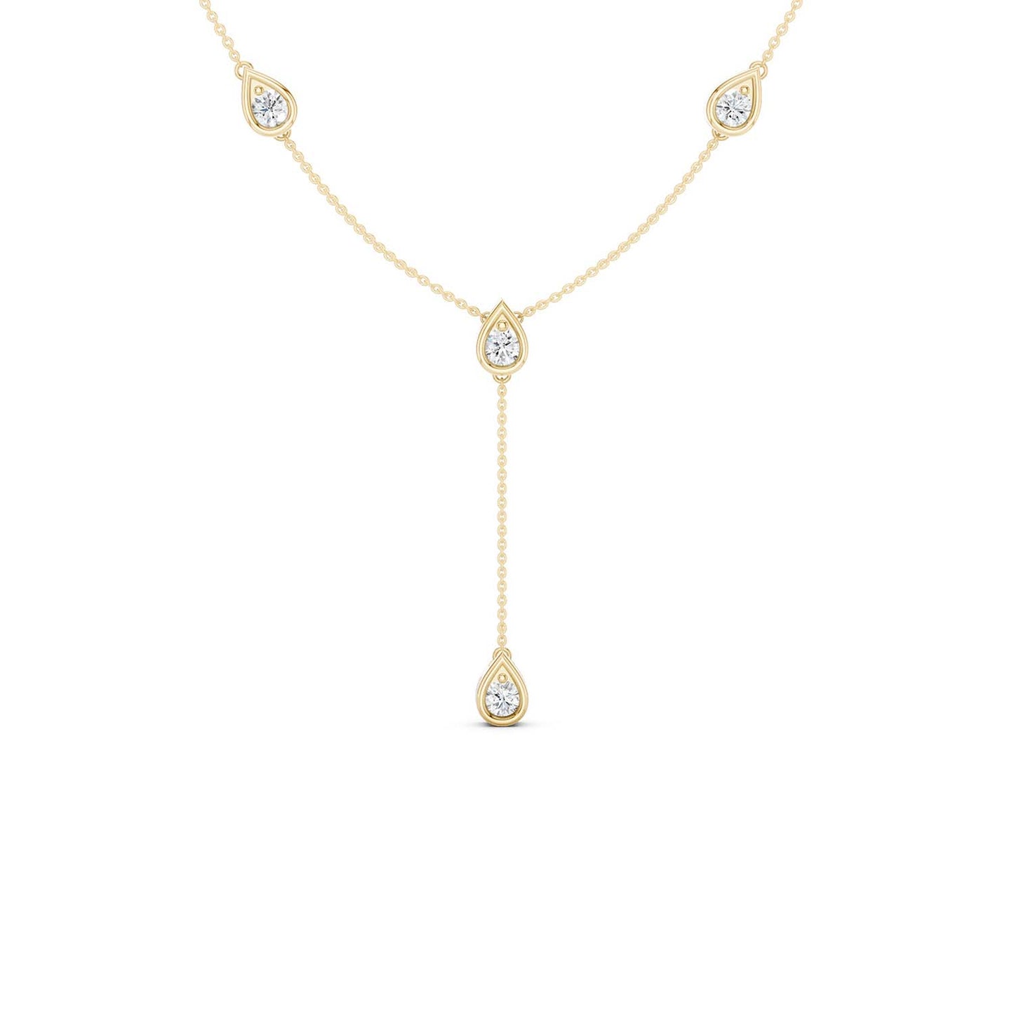 Dewdrop Stationed Y Necklace