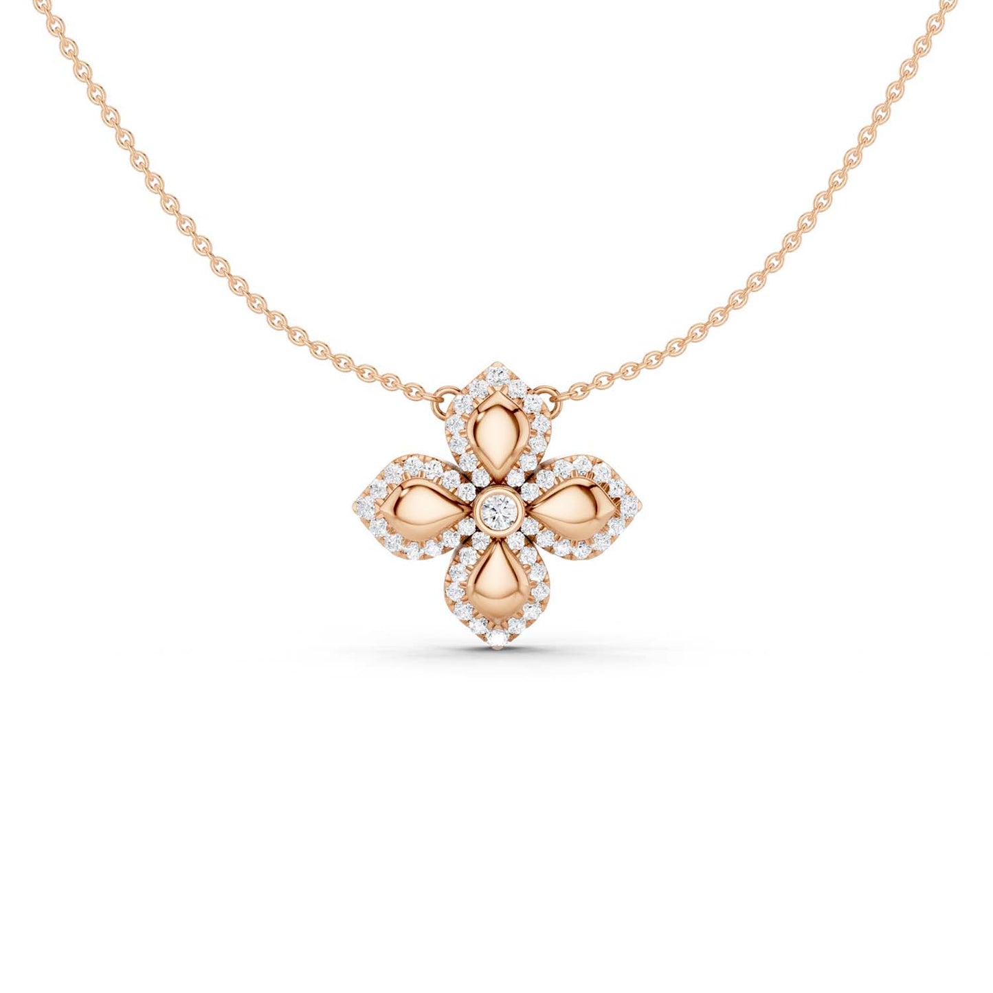 La Fleur Diamond Contour Necklace