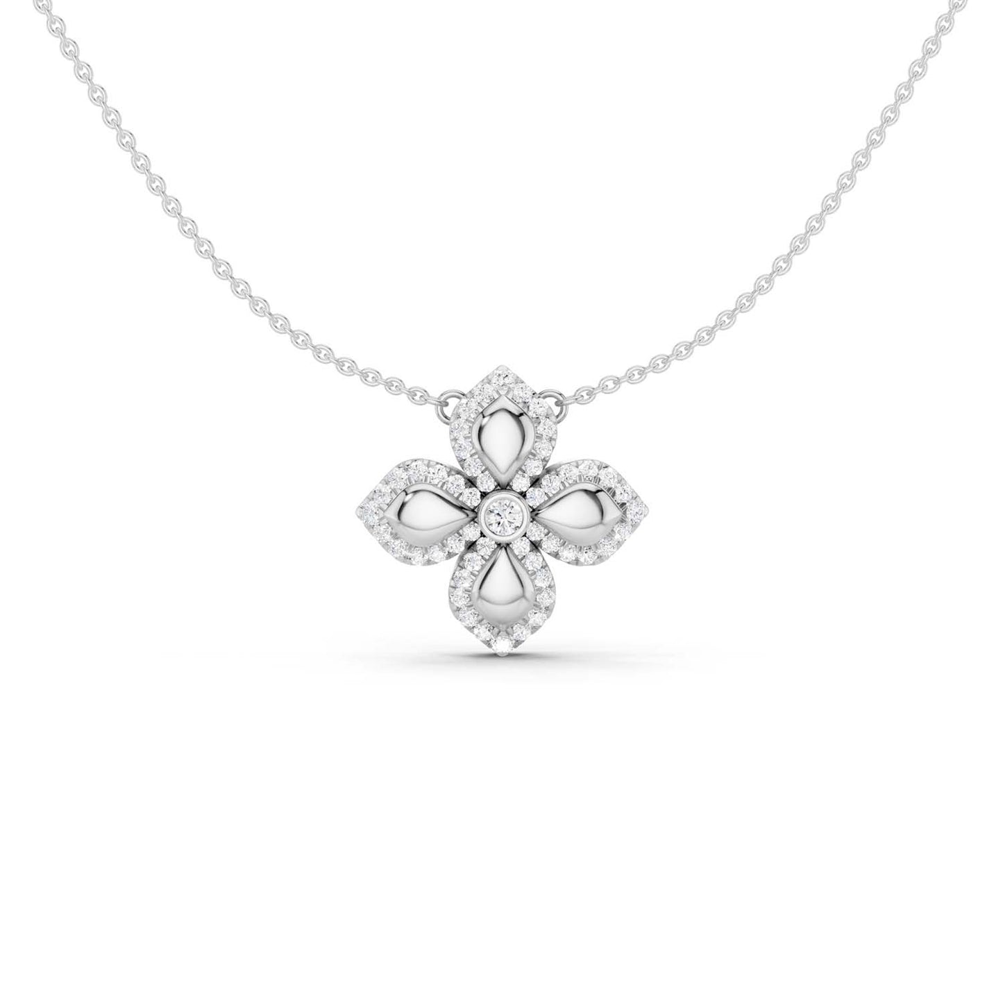 La Fleur Diamond Contour Necklace