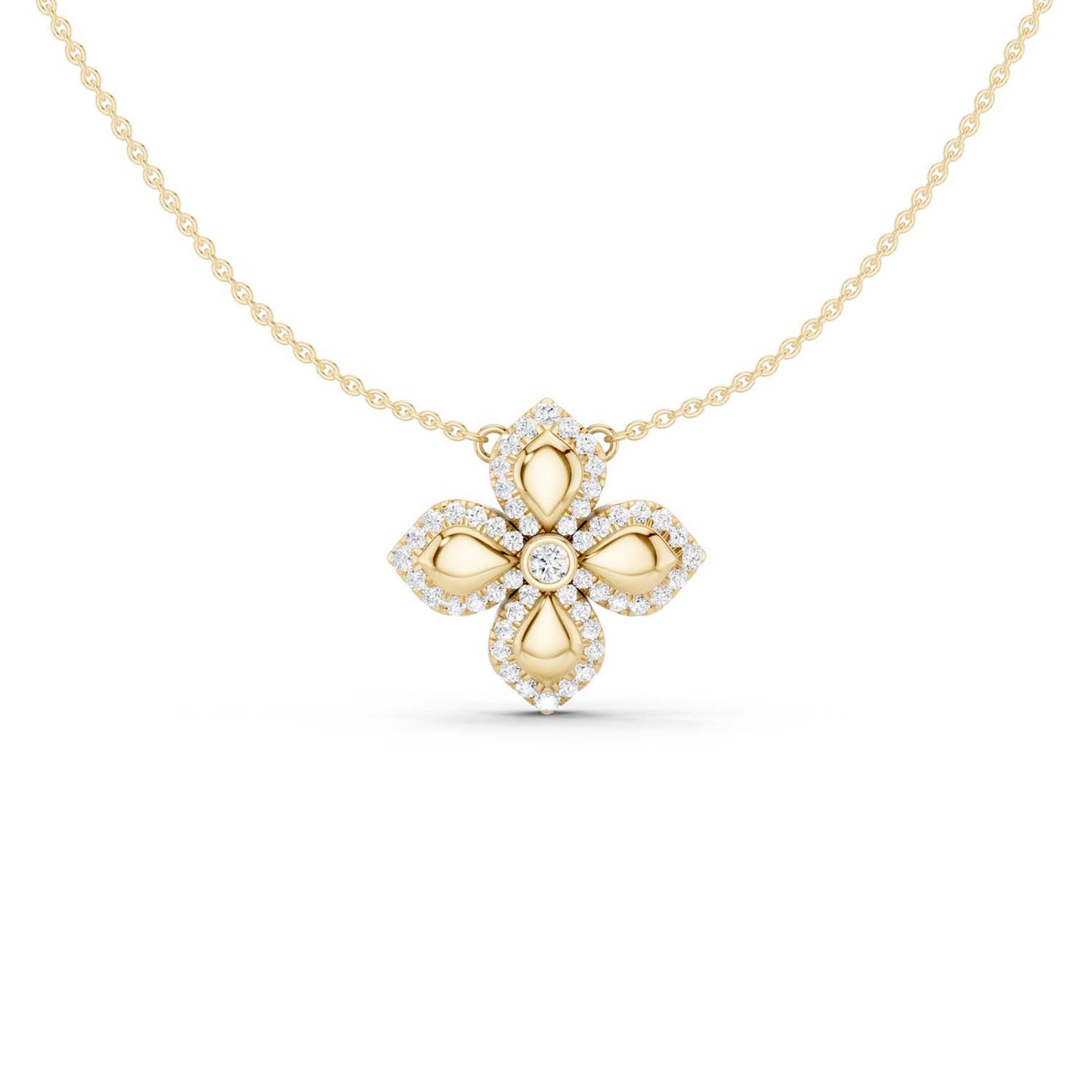 La Fleur Diamond Contour Necklace
