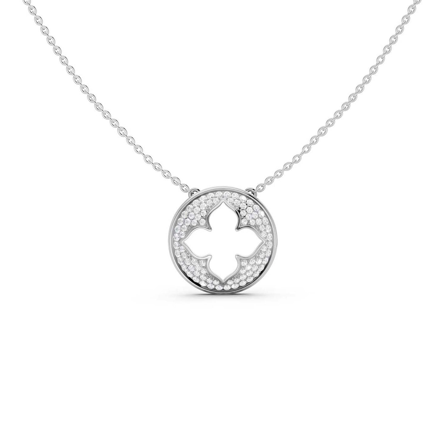 La Fleur Diamond Groove Necklace