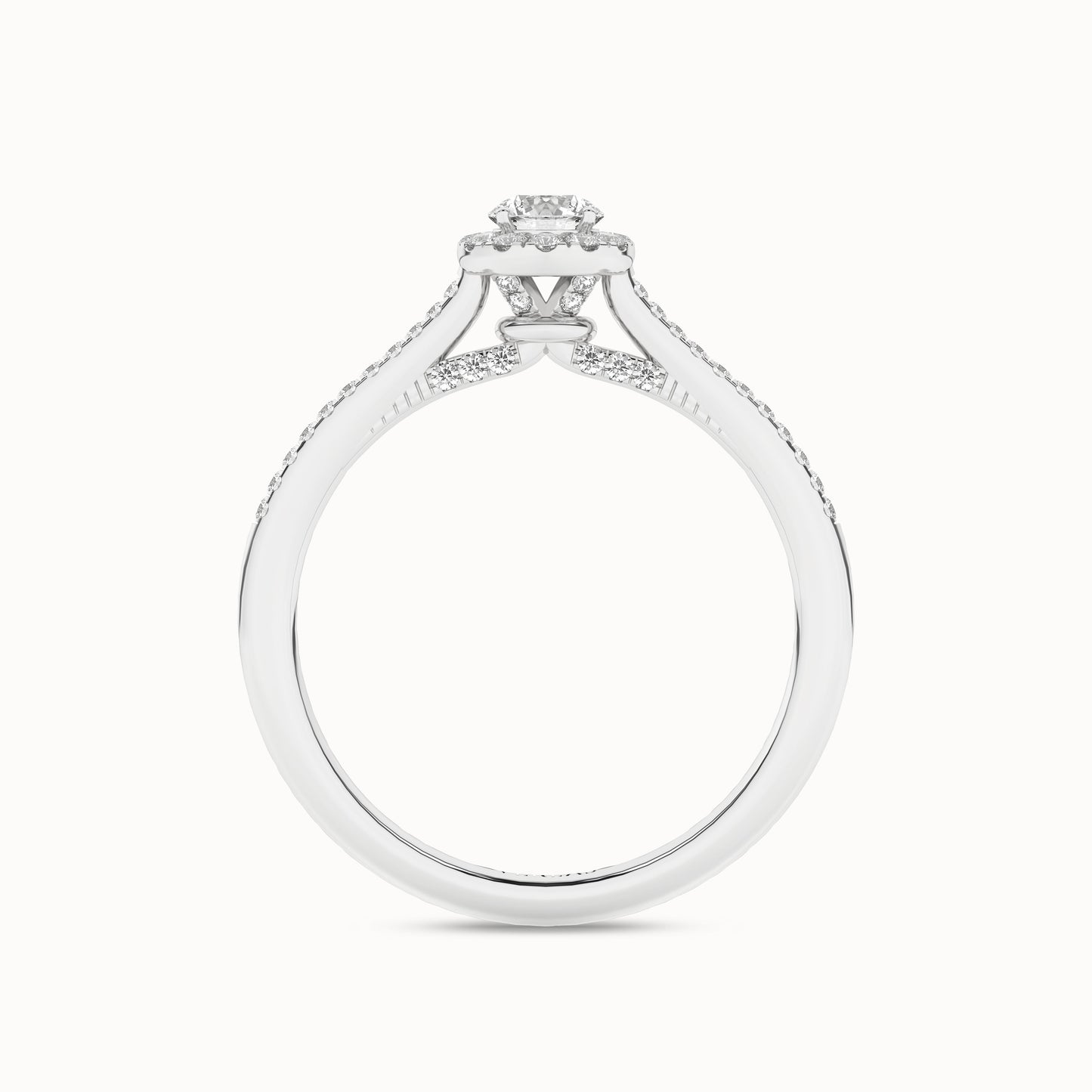 Signature Round Halo Ring