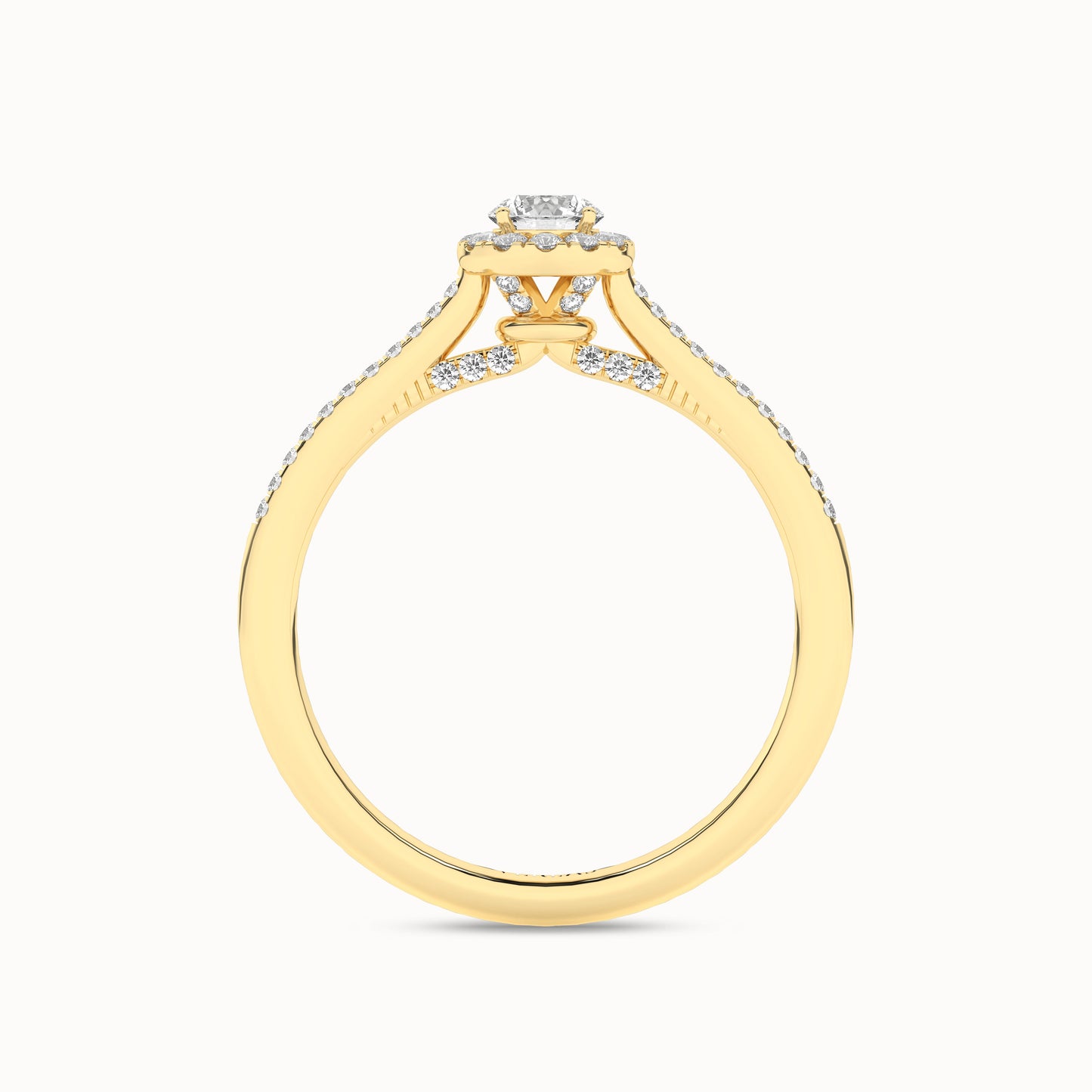 Signature Round Halo Ring
