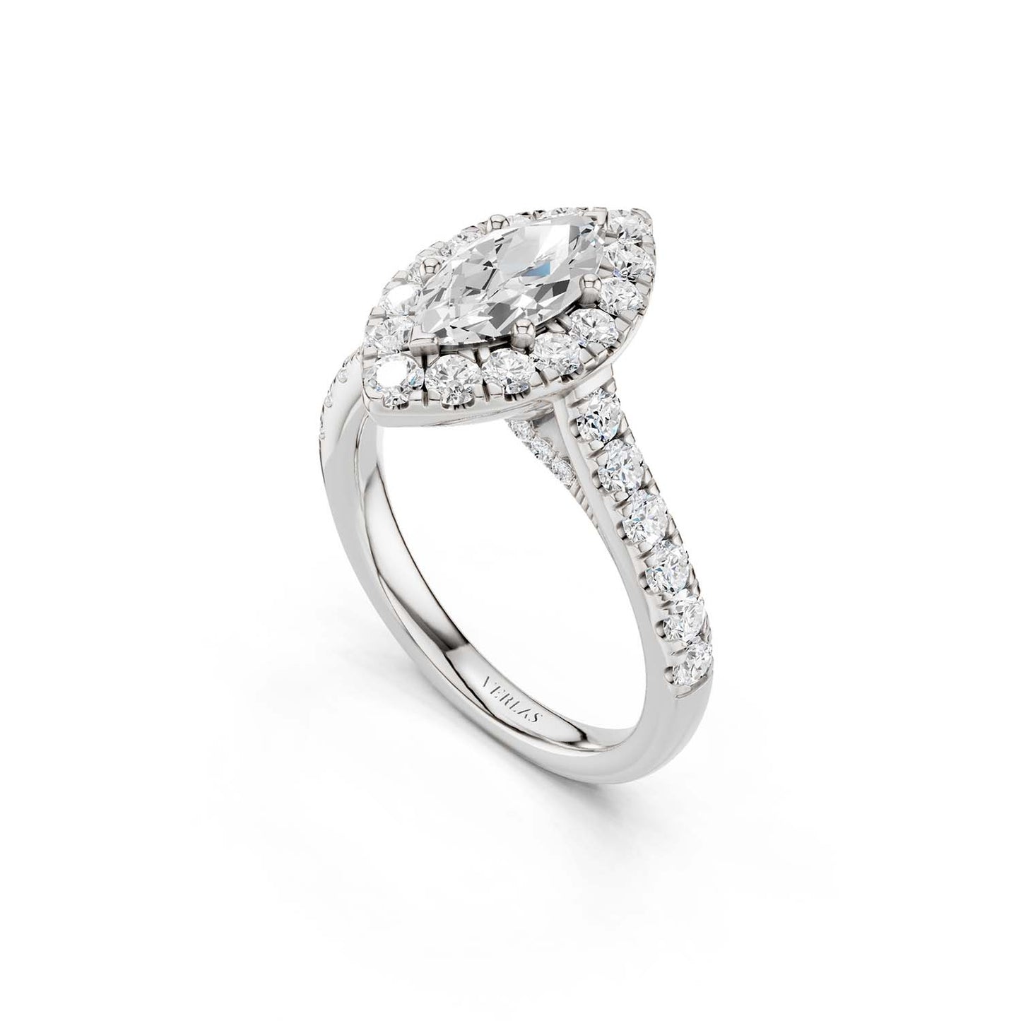 Signature Marquise Halo Ring