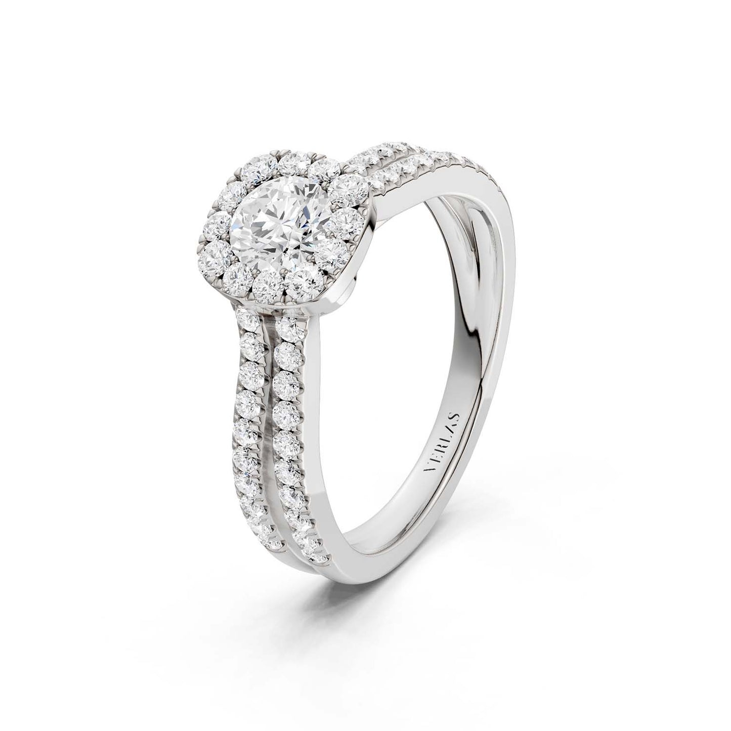 Unified Iconic Round-Princess Halo Ring