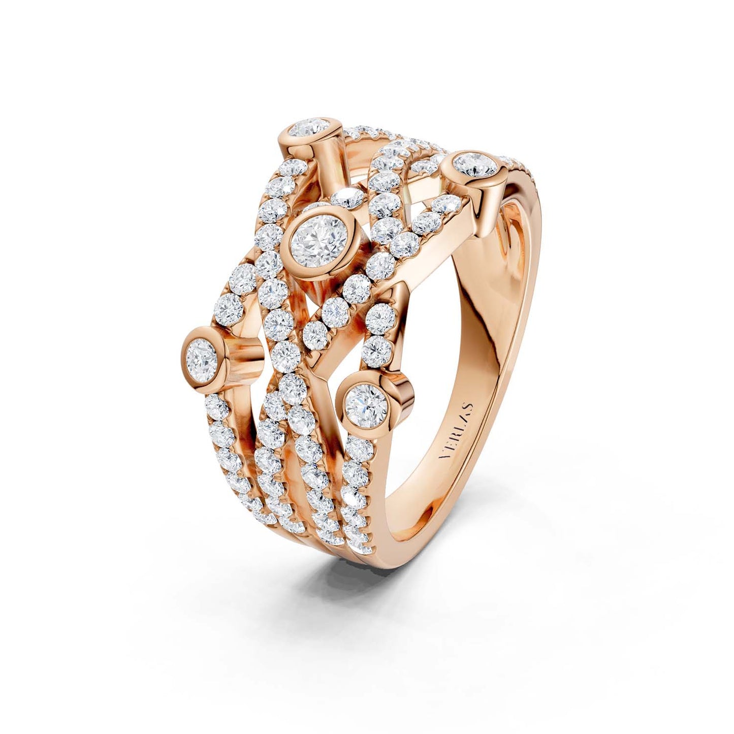 3 Cross-Tier Smitten Ring