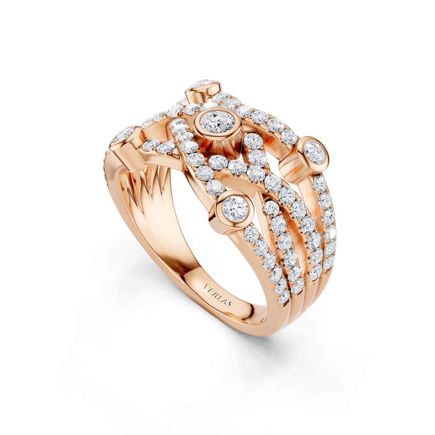 3 Cross-Tier Smitten Ring