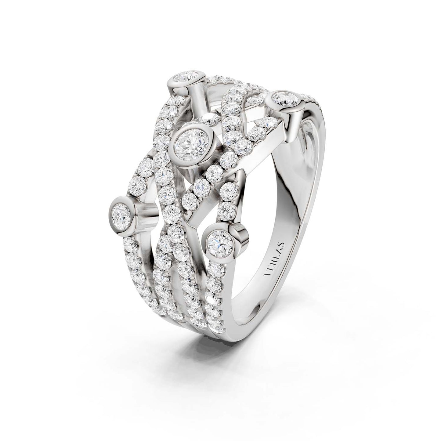 3 Cross-Tier Smitten Ring