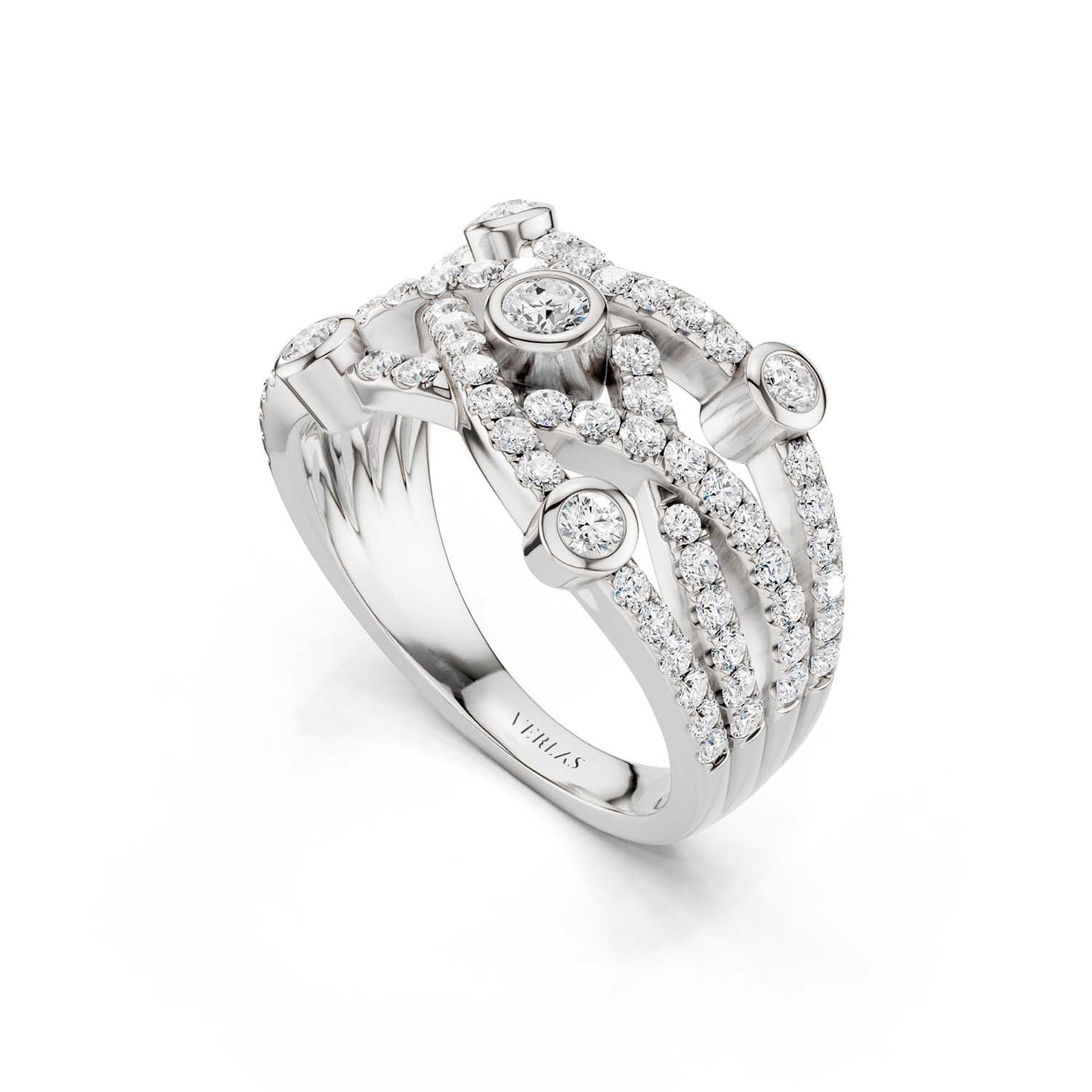 3 Cross-Tier Smitten Ring