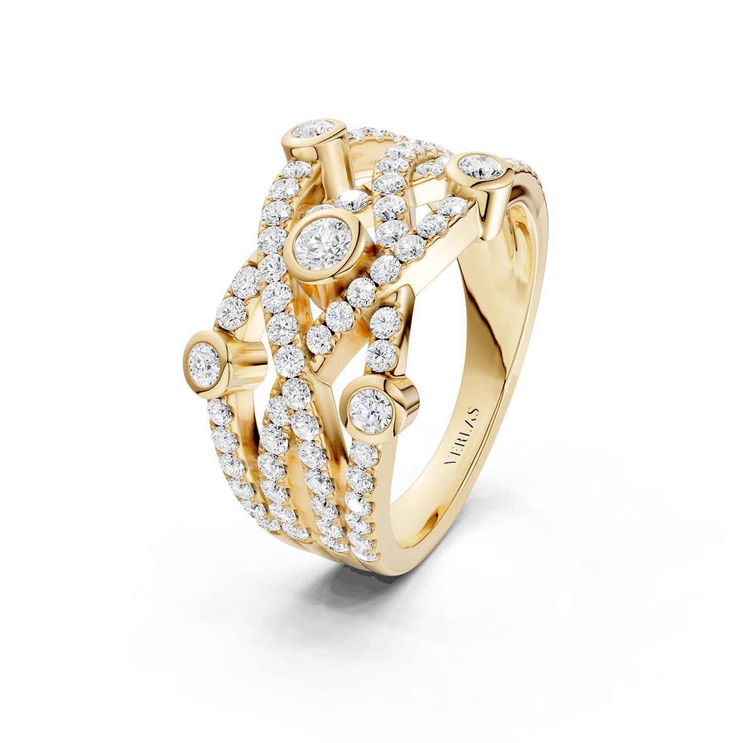 3 Cross-Tier Smitten Ring