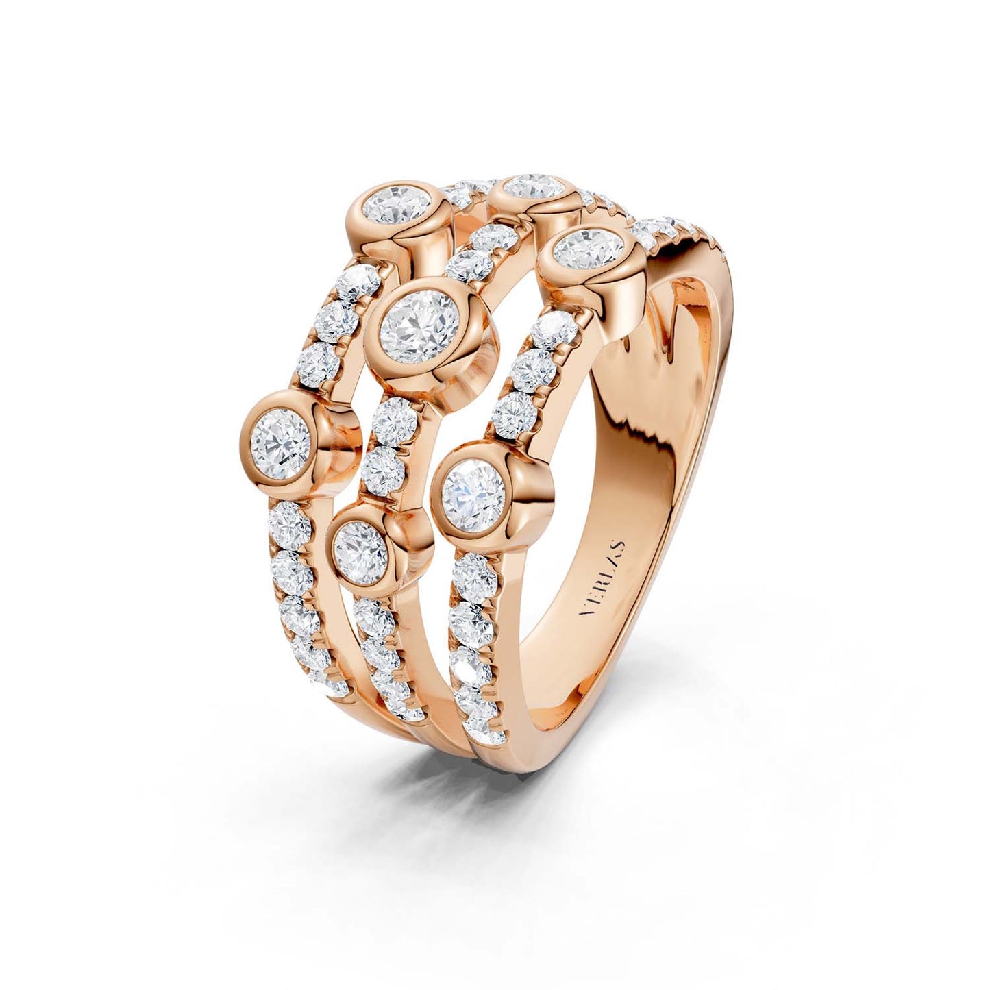 3-Tier Smitten Ring