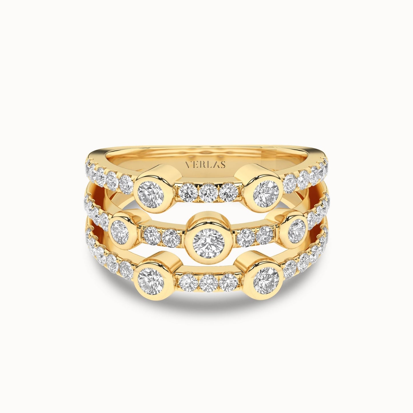 3-Tier Smitten Ring