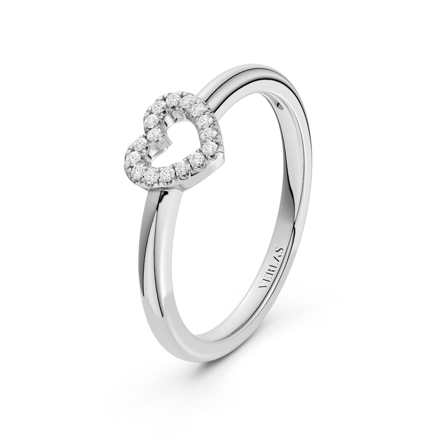 Mini-Heart Silhouette Ring