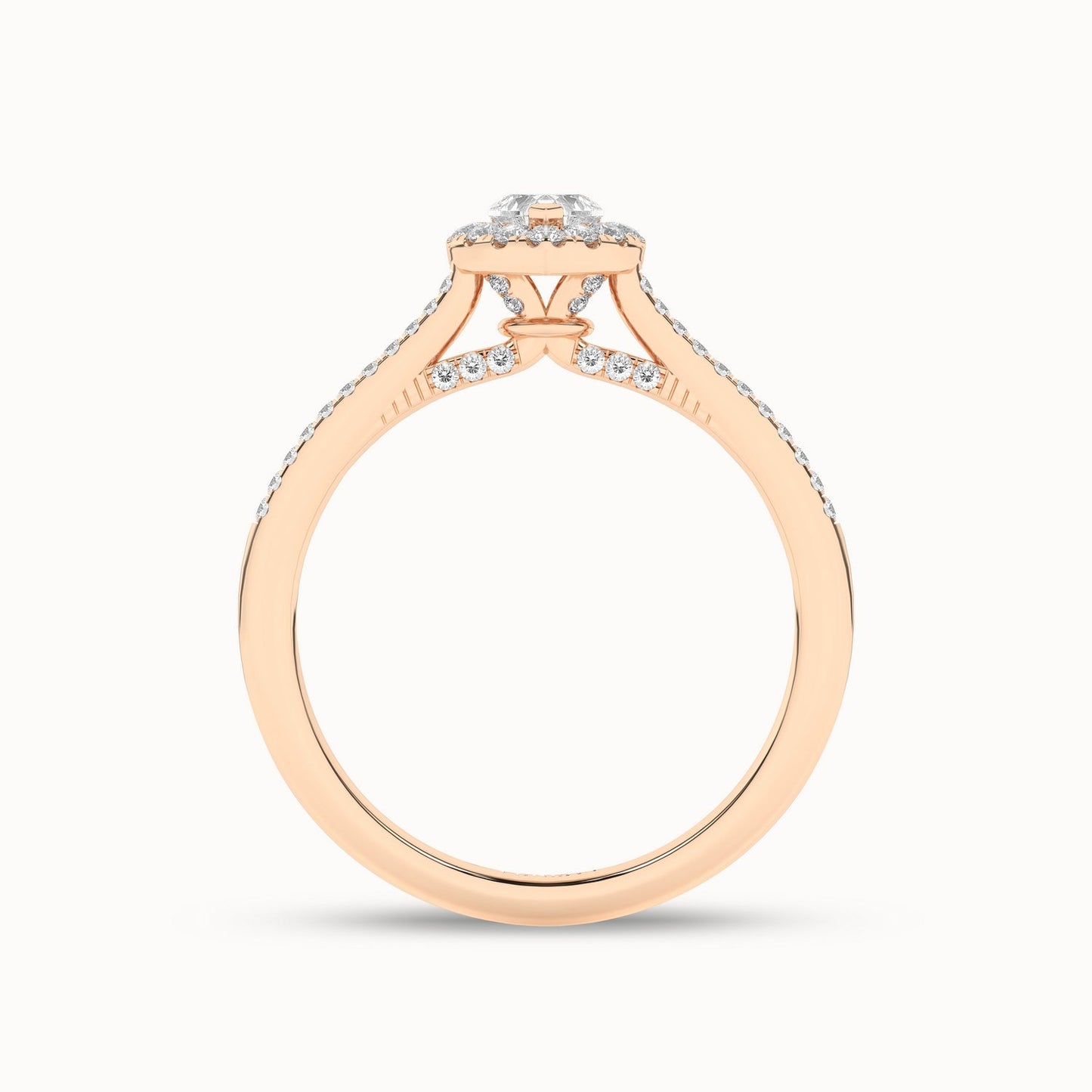Signature Heart Halo Ring_Product Angle_1/3-3