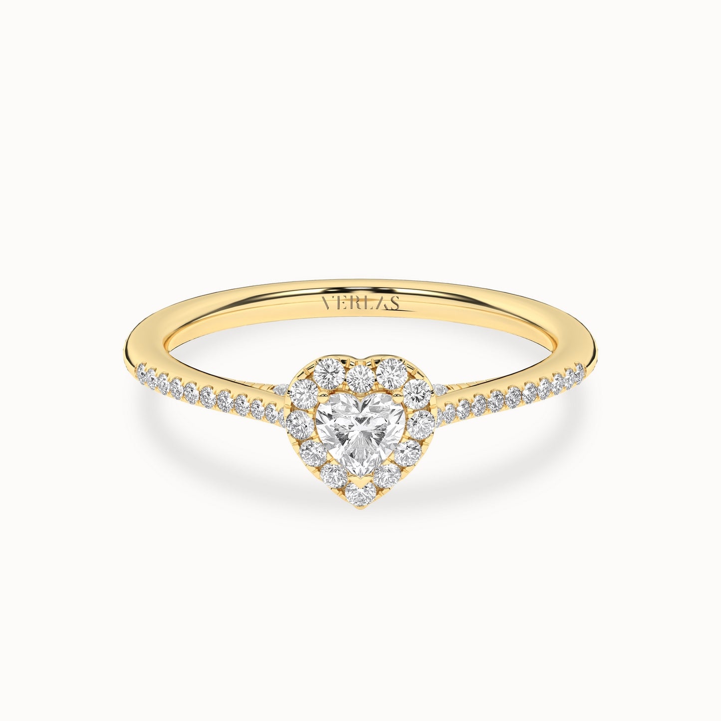 Signature Heart Halo Ring