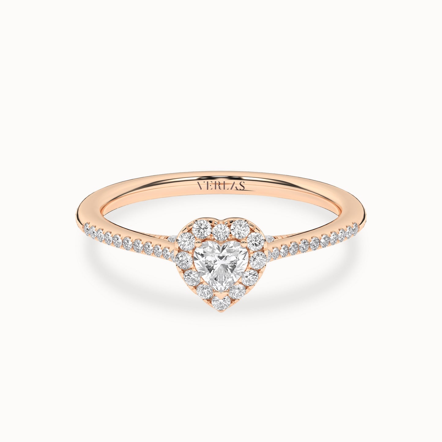 Signature Heart Halo Ring