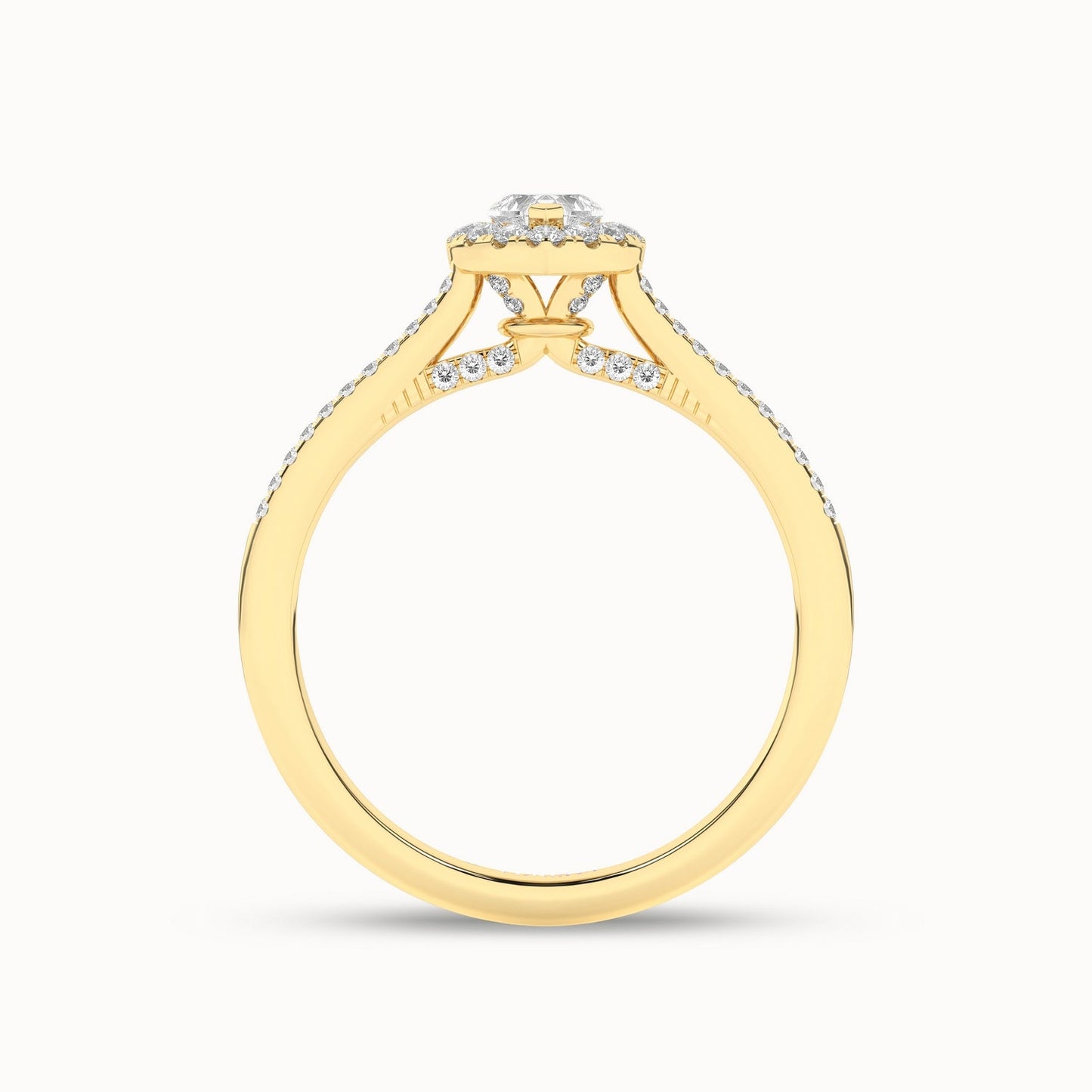 Signature Heart Halo Ring