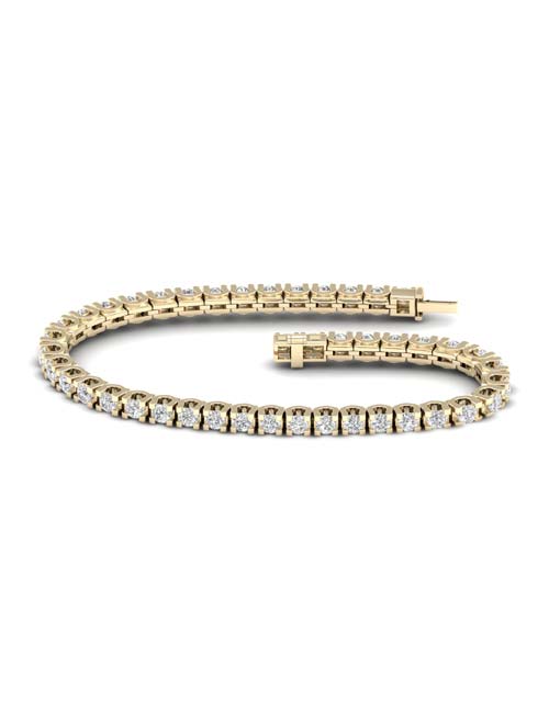 Essential Tennis Bracelet yellow gold